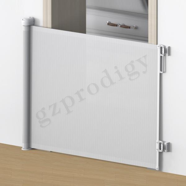 Rolling Extendable 55-71 Retractable Baby Gate Multi Scene Kids Stair Fence