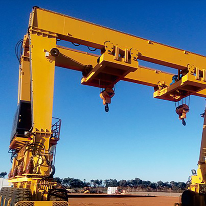 Best Condition RTG Double Girder Container Gantry Crane 30 Ton 40 Ton 60 Ton Customized Pendent Cabin Control