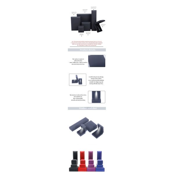 China fabricación mayorista de alta calidad caja de joyería Led embalaje collar brazalete anillo caja de joyería logotipo personalizado alta gama negro plástico Led caja de joyería con luz