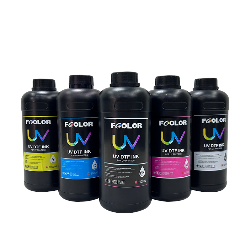 High Quality 1000ML UV DTF Ink for Epson XP600 I1600 I3200 TX800  FCOLOR Transfer Ink MSDS