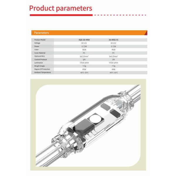 Mini Beans 3D Pixel Led Para Empresa Club nocturno Hotel Festival Decor Point Light