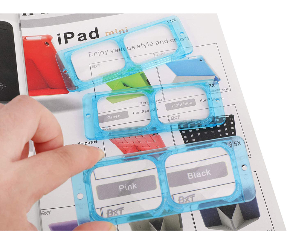 Бинокулярные стеклянные аксессуары ювелирных изделий оборудуют носить головы чтения объектива увеличителей двойной