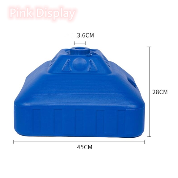 Цистерна с водой PVC основания флага прямоугольника 45x28cm пластиковая