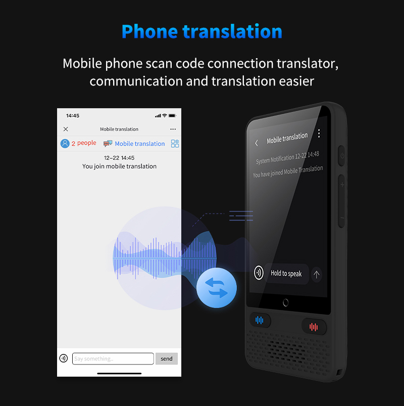 Online Offline Intelligent Language Translator Interpretation Device Text Translation