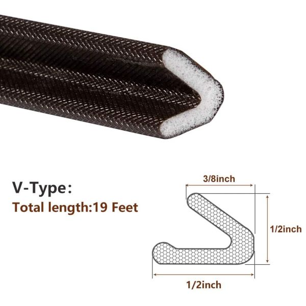 Perfectly Sealed Kerf Insert Sealing Strip for Wooden Door Threshold Weatherstripping
