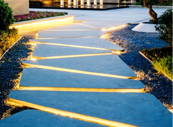 LED Linear light with outdoor waterproof exterior wall indoor living room ceiling 12V decoration Strip lights