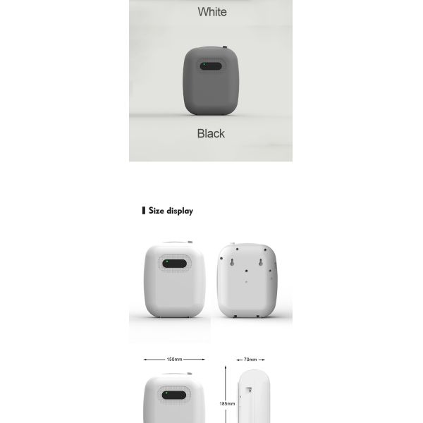 2.5W 5V Commercial Mini Fragrance Oil Diffuser 180ML Wall Mounted Electric Scent Diffuser Machine Smart Aroma Diffuser