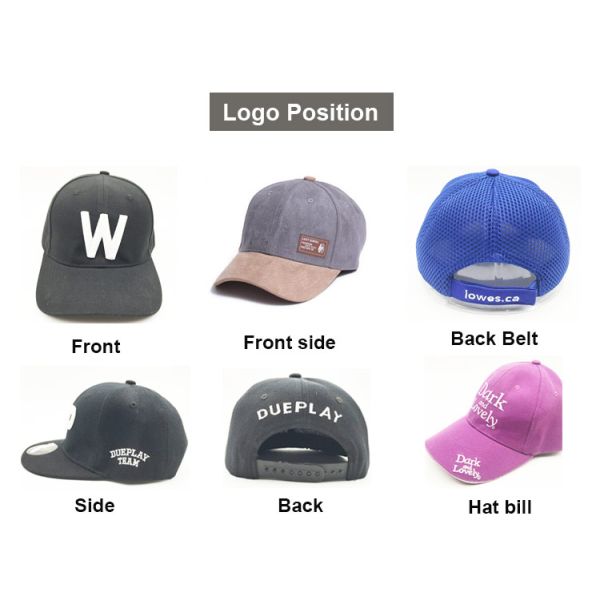 le style de caractère de chapeau de seau de tissu de polyester de 56cm adaptent le logo aux besoins du client