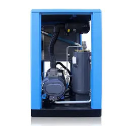 Power Frequency Startup 20hp Double Screw Air Compressor Electric Portable Piston 8 Bar