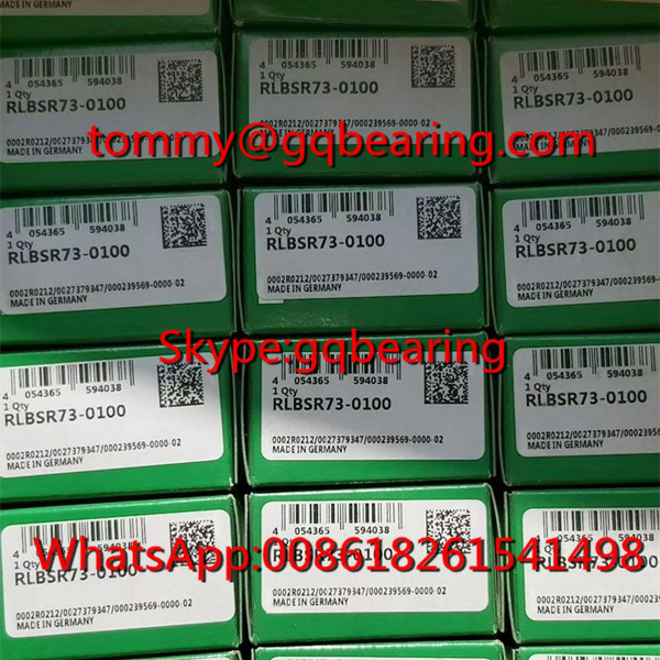 GCR15 Material de acero INA RLBSR73-0100 Maquina textil rodamiento de línea única rodamiento de bolas de ranura profunda