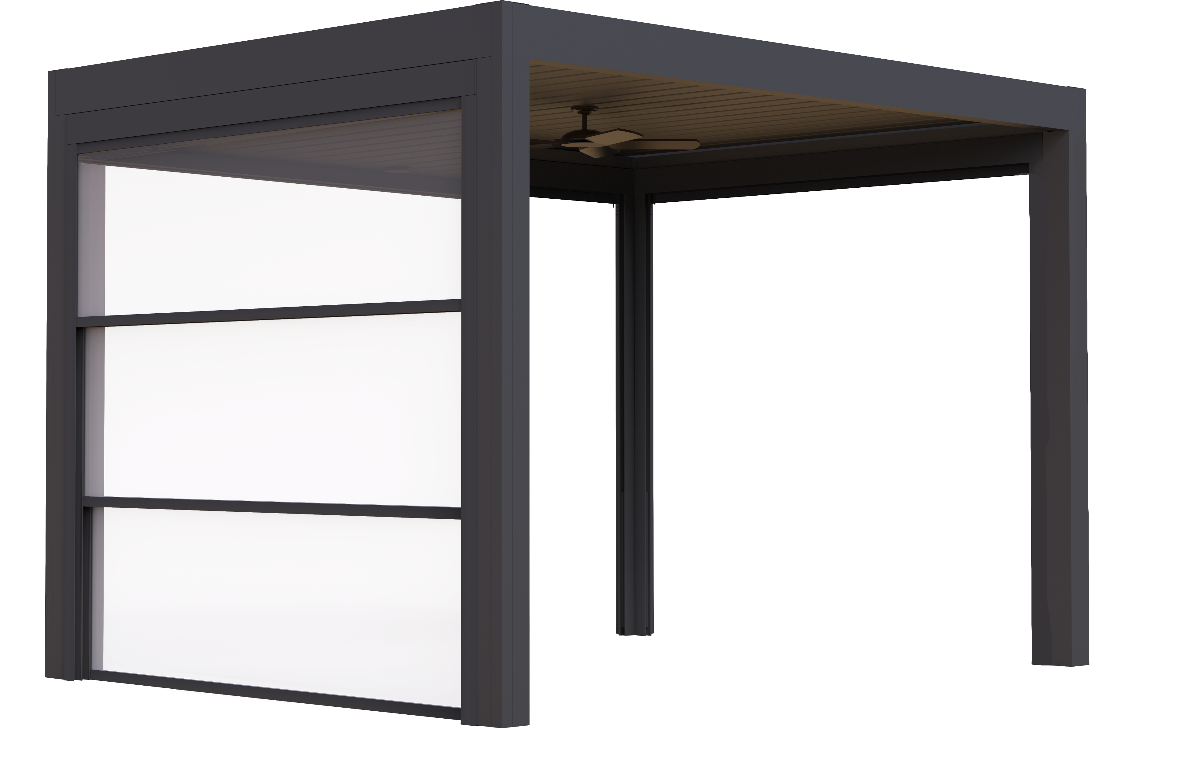 Fully Sealed Patented Product Upgraded Aluminium Louver Pergola Remote Control