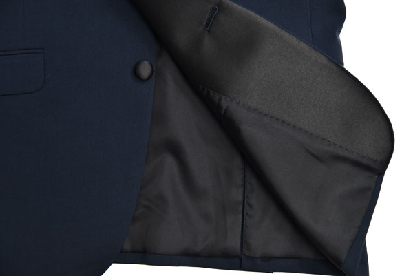 Wedding Mens Tuxedo 2 Piece Suit Bridegroom Navy Breathable 42 - 62 Size