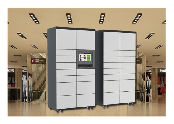 Supermarket Park Cabinet Rental Lockers , Pin Code Electronic Smart Storage Lockers