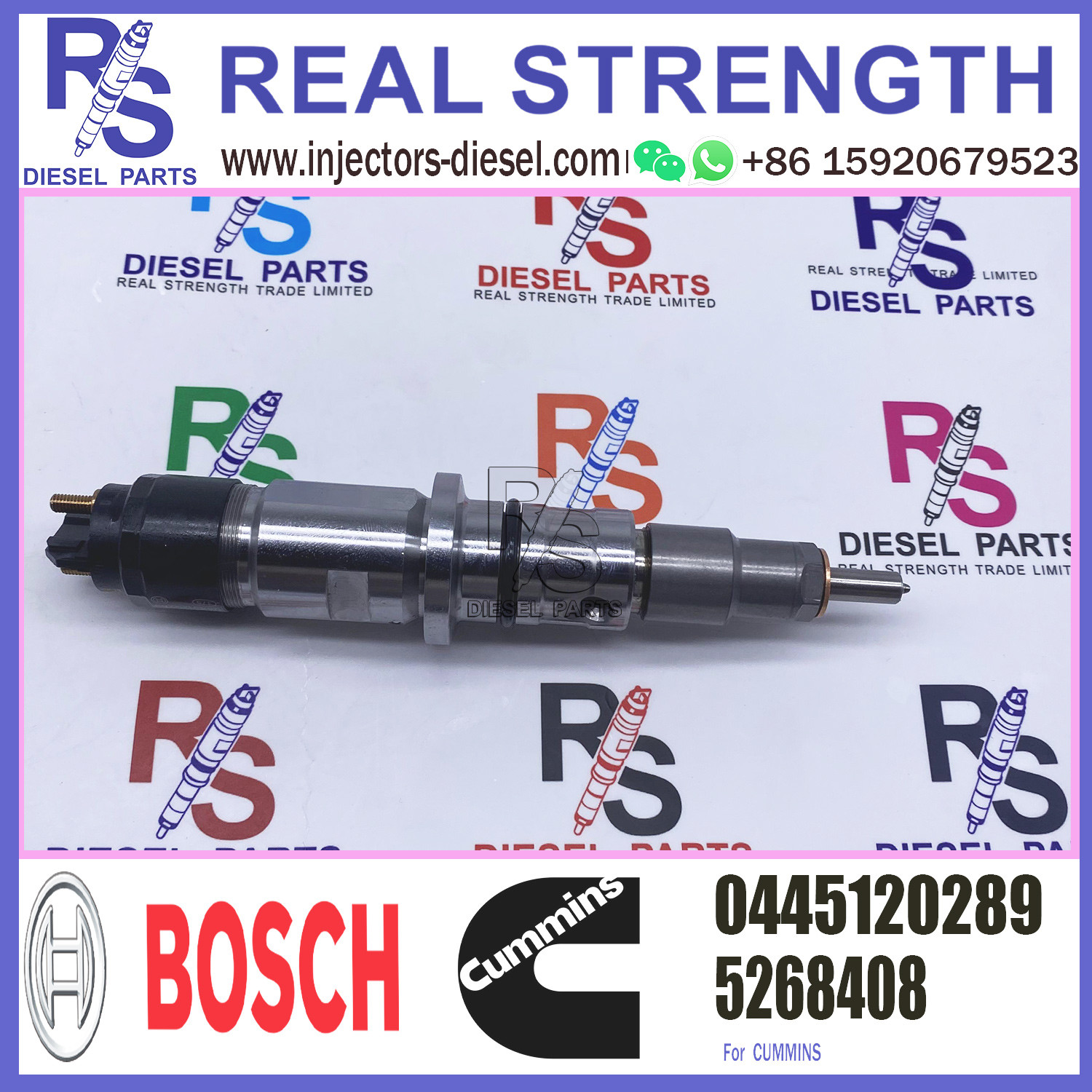 Набивка инжектора топлива высокой точности 5268408 установило 0 445 120 289 0445120289