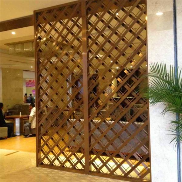 luxury stainless steel Screens & Room Dividers Type for Commercial Home Decor