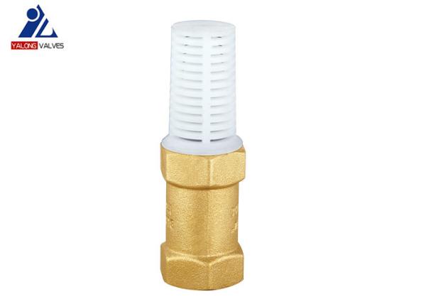 HPB 3 Brass Vertical Check Valve With Plastic Filter