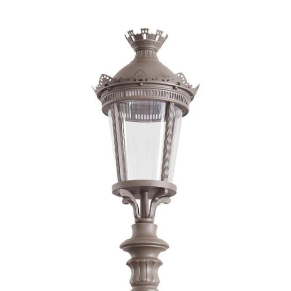 Lâmpadas de jardim antigas europeias ao ar livre Lâmpadas de rua elétricas decorativas Iluminação de estrada impermeável Polones modernos LED Luz solar de rua