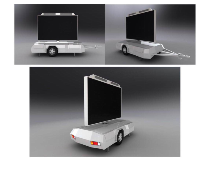 Truck Mounted LED Display P5.95 Mobile Led Screen with 6,000nits brightness