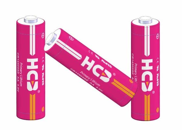 Bobbin Glass to metal Seal 3V Primary Li-MnO2 Battery AA 1800mAh CR14505SE