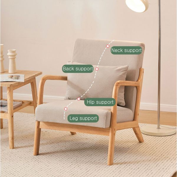 Nordic Single Living Room Sofas Small Individual Modern Designer Mid Decor Relaxing Lazy Home Furniture
