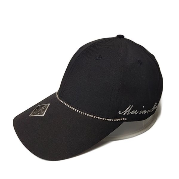 Простые шляпы гольфа хлопка на открытом воздухе спорт моды бейсбольной кепки черноты цвета