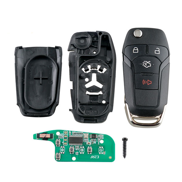 HN013413 315Mhz ID49 Chip Smart Car Folding Key For Ford Remote Control 4 Button