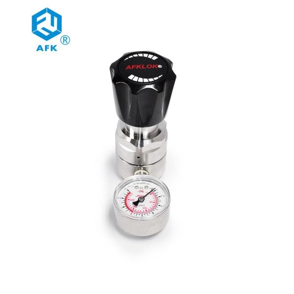 Adjustable Gas Stainless Steel Pressure Regulator Low Pressure 1.6MPa For Helium Nitrogen