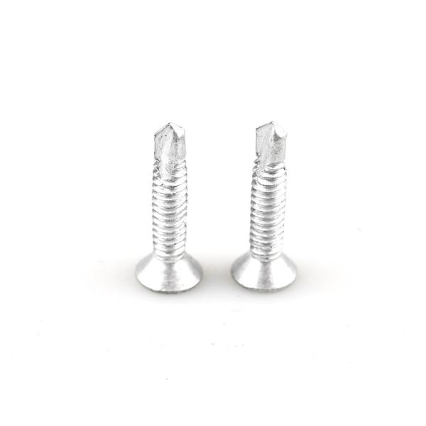Sus410 Sus316 Cabri parafuso terraço Bi Metal A4 Ruspert cabeça plana parafuso auto-perfuração St4.8