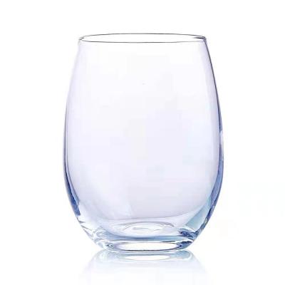 Vidro sem chumbo do copo de ovo 420ML dos vidros de água potável de Transparant
