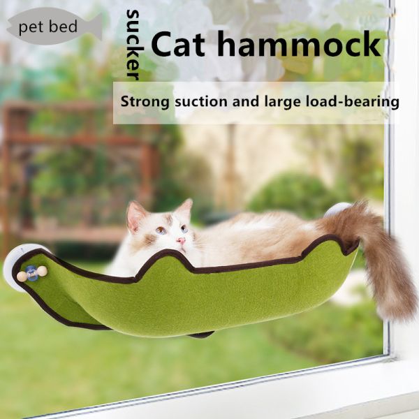 Algodón desmontable 100% de Cat Hammock Bed los 72x38x18cm lavables