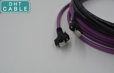 High Flex IGUS Cat 5 Ethernet Cable 6.5 Meters With Screw Lock For Chain System