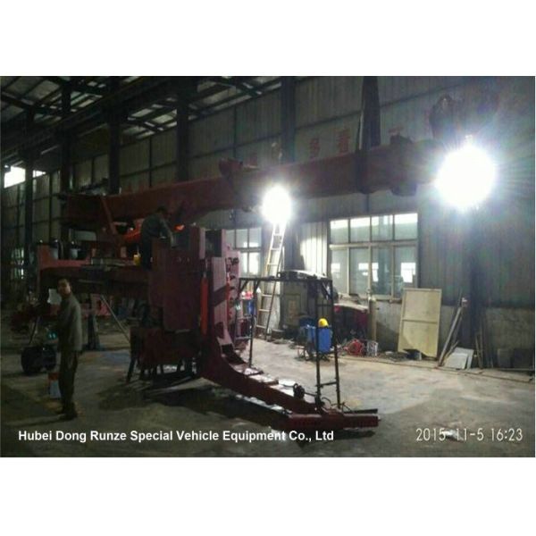 40 Ton 360 Degree Rotary Recovery Truck Body / Steel Wrecker Towing Body