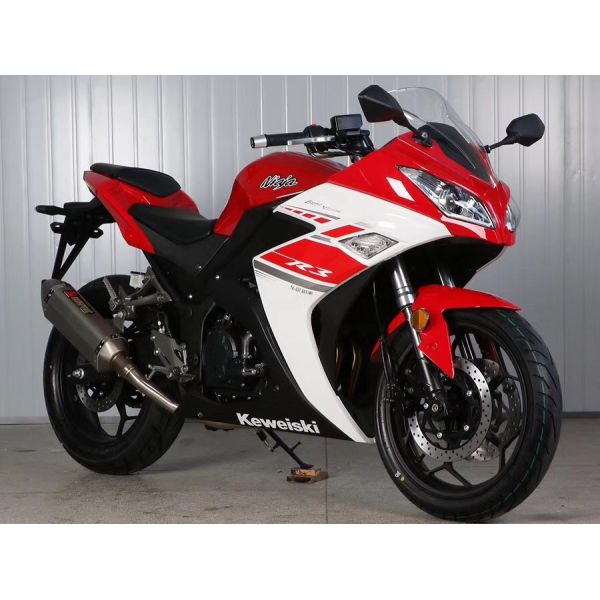 Double Cylinder Engine 350cc Sport Touring Motorcycles Front / Rear Double Dics