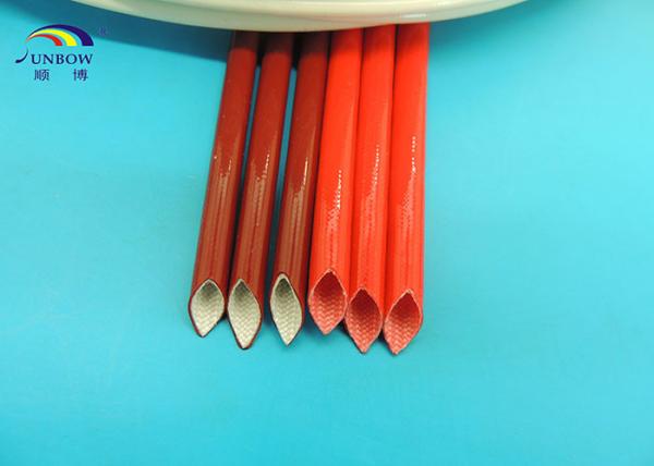 Insulators Braided Fiberglass Electrical Cable Sleeving Insulating Material Red or Custom