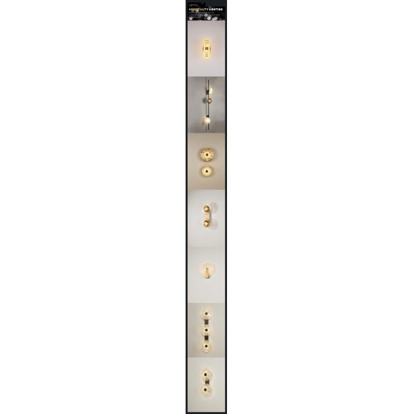 Modern High-End Wall Lamp Lighting Solution Customizable Shapes for Five-Star Hotels Apartments Restaurants