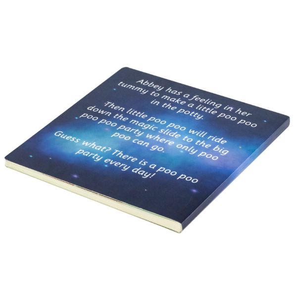 Full Color Children's Board Books 600gsm Custom Paperback Book 20*20CM