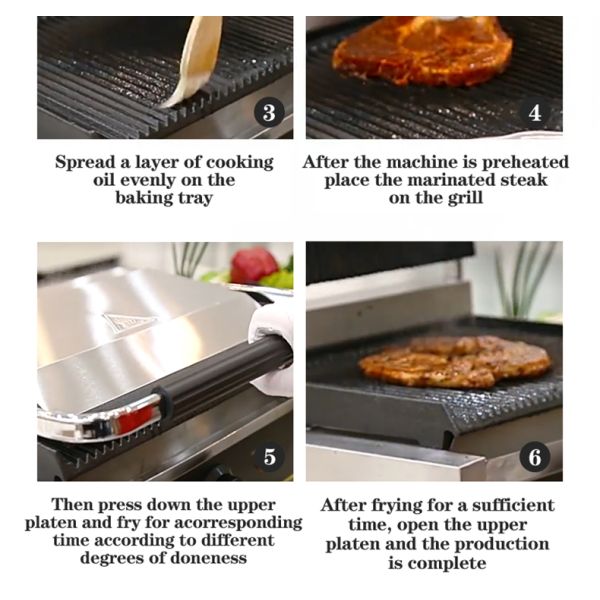 Upgrade Your Cooking Experience with this Stainless Steel Electric Contact Grill