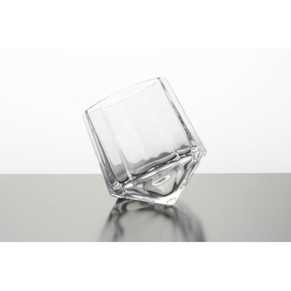 7 Ounce Glass Drinking Cups 200ml Diamond Crystal Whisky Glasses Machine Pressed