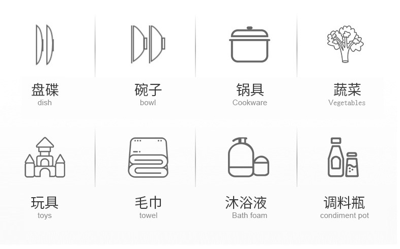 Wear Resistant Kitchen 45KG Bearing ABS 3 Shelf Trolley