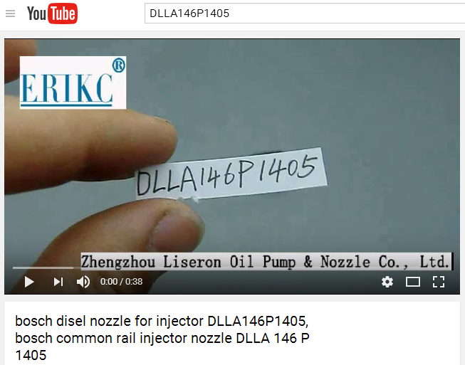 DLLA146P1405 For BOS inyector common rail nozzle 0 433 171 871, coated needle injektor nozzle DLLA146 P1405 for 0445120040
