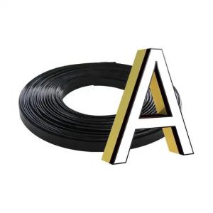 NWPT Model Number Plastic Trim Cap 3d Channel Letter Signs Trim Cap For Channel