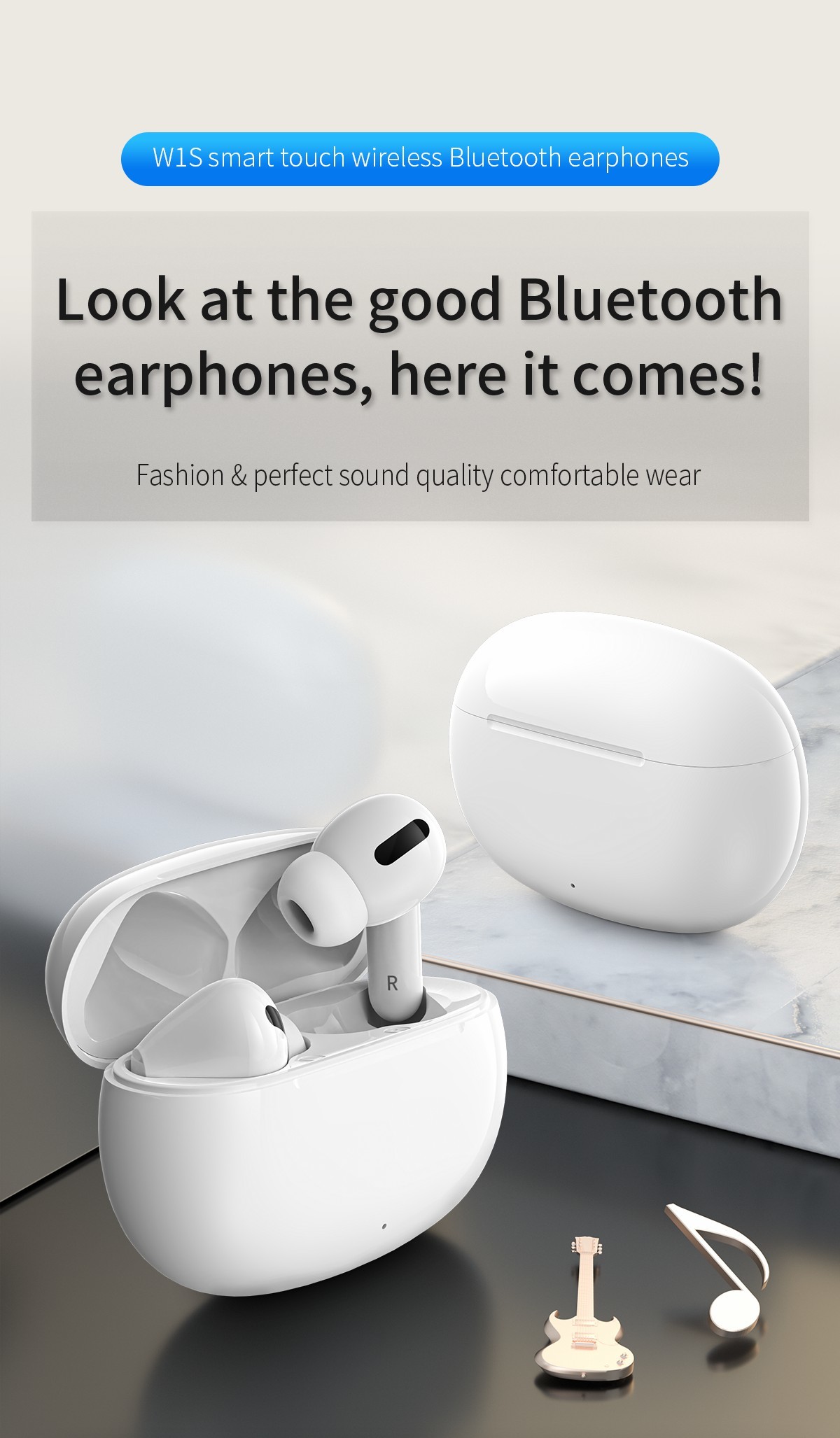Наушник 300mAh 5hours водоустойчивое беспроводное Earbuds мобильного телефона TWS Bluetooth