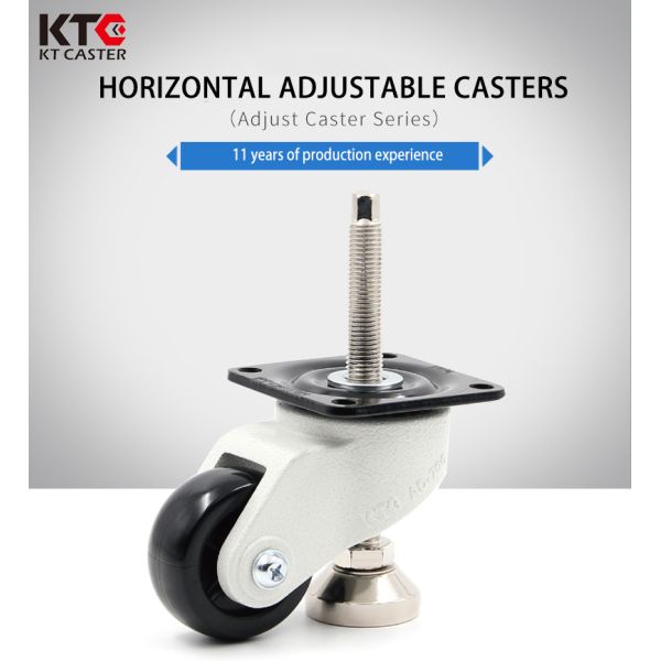 White Conveyor Belt Heavy Duty Nylon Caster Wheels 5cm 150kg