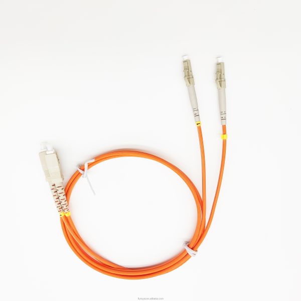 High Speed Fiber Optic Cables LC UPC To ST UPC Fiber Optic Patch Cord Custom FTTH Optical Fiber Cable