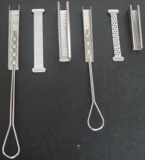 Stainless steel Drop Wire Clamp used for support cables and wires