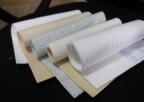 PTFE Non Woven Filter Fabric , Nonwoven Filter Media Excellent Alkalinity Resistance