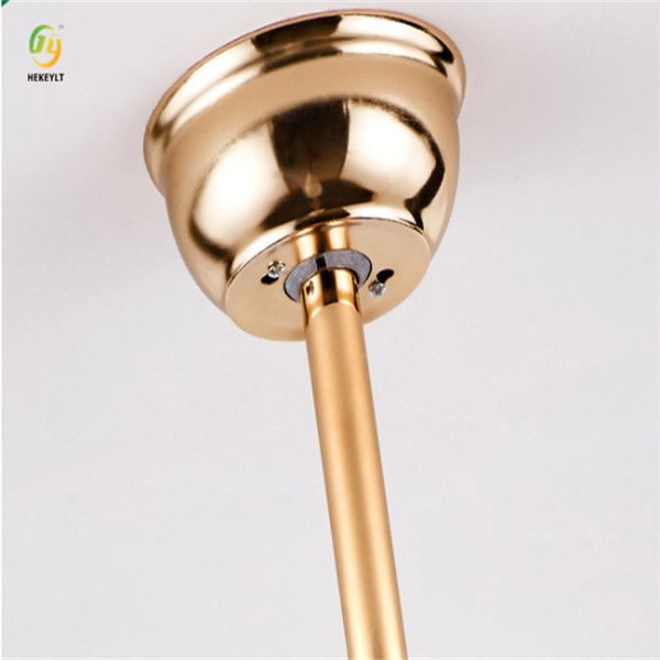 Лезвия 36W света 4 потолочного вентилятора золота металла СИД акриловые 42 дюйма