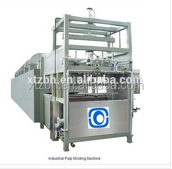 Vacuum Suction Semi Automatic Egg Tray Machine , CE Certified Egg Packaging Machine