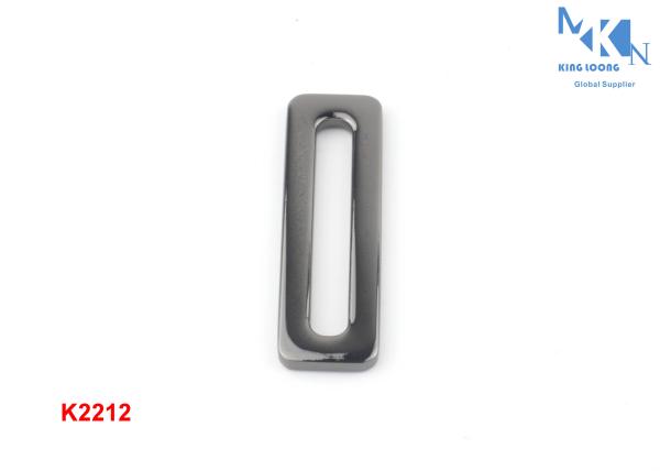 Rectangle Ring Hardware 32mm Inner Size , Polished Bag Making Accessories