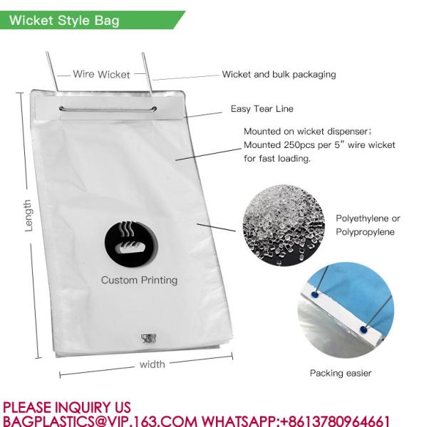 Micro Perforated Food Contact Pla Bags Bakery Bag Material Automatic Package Packaging